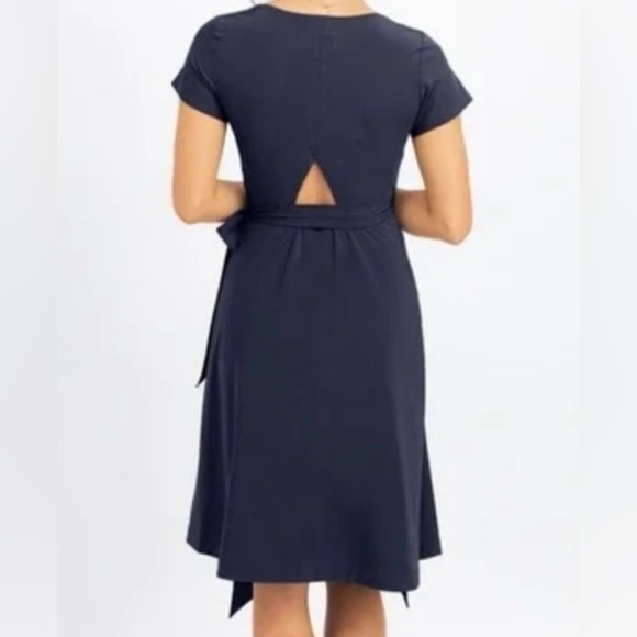 Kosan Travel Wrap Dress Navy XL - Picture 6 of 7